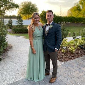 Kennedy Blue Bridesmaid Dress Sage Green Size 6